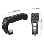 PULUZ Arri Maniglia superiore in silicone metallico con supporto per slitta fredda per stabilizzatore per gabbia per fotocamera Mirrorless, Metal Silicone Top Handle