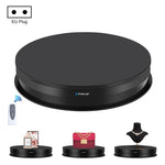 PULUZ Espositore per giradischi con velocità di regolazione da 30 cm, carico 10-15 kg, presa EU, 30cm Load 10-15kg Black EU Plug(RU), 30cm Load 10-15kg Black EU Plug, 30cm Load 10-15kg White EU Plug