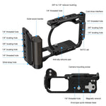 Telaio di espansione in metallo con impugnatura in legno PULUZ per Nikon ZR PULUZ., For Nikon ZR Cage