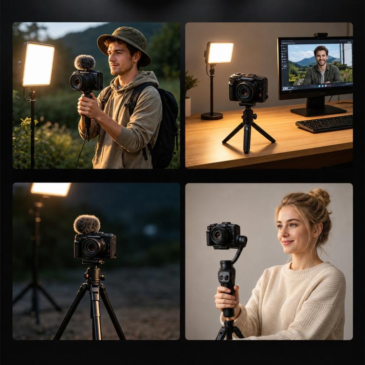 Telaio di espansione per gabbia da streaming live PULUZ per Canon EOS R50 V, For Canon EOS R50 V