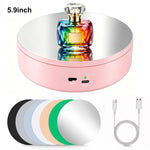 Piattaforma girevole elettrica PULUZ da 15 cm, rotazione a 360 gradi in senso orario/antiorario per accessori fotografici, portata 1-5 kg., 15cm