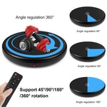 PULUZ Espositore per giradischi rotante con regolazione della velocità da 45 cm, nero, carico 100 kg, 45cm Load 100kg Black AU Plug, 45cm Load 100kg Black EU Plug, 45cm Load 100kg Black UK Plug, 45cm Load 100kg Black US Plug