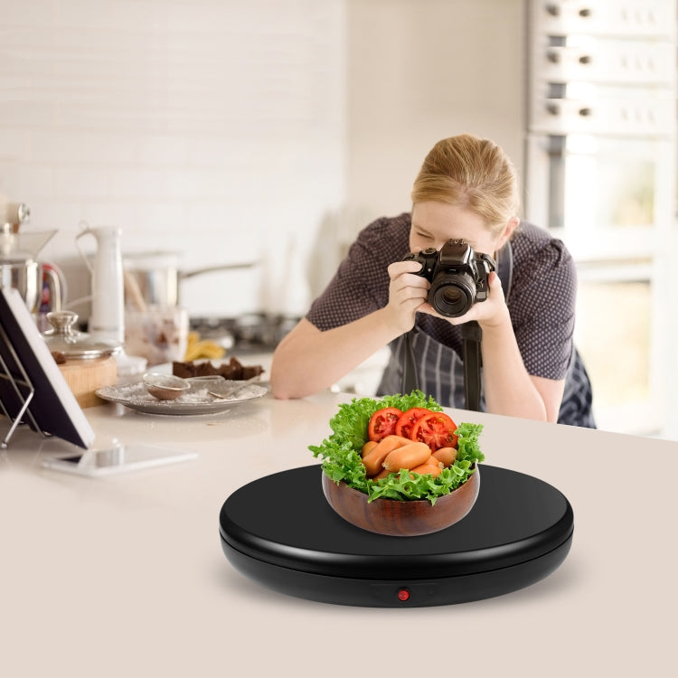 PULUZ Espositore per giradischi rotante con regolazione della velocità da 45 cm, nero, carico 100 kg, 45cm Load 100kg Black AU Plug, 45cm Load 100kg Black EU Plug, 45cm Load 100kg Black UK Plug, 45cm Load 100kg Black US Plug