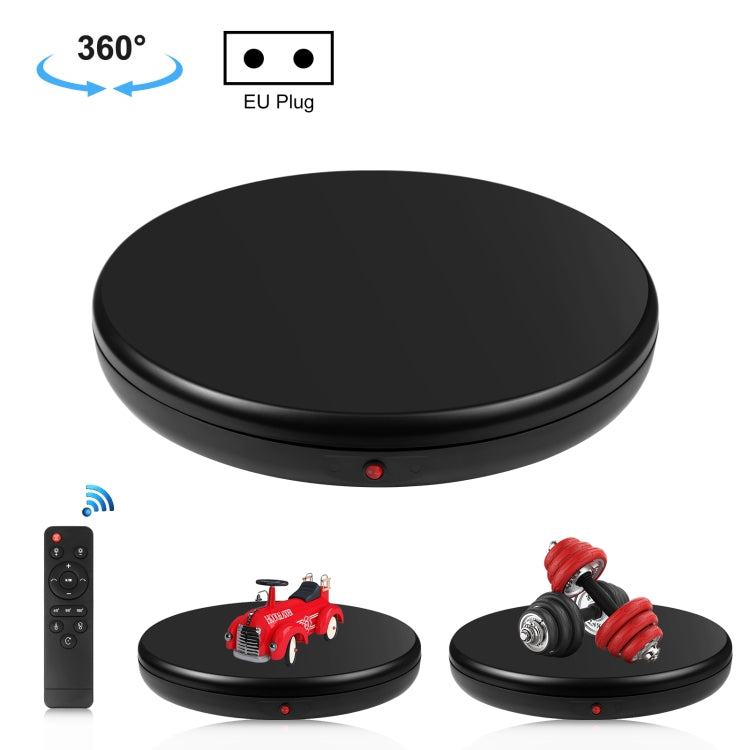 PULUZ Espositore per giradischi rotante con regolazione della velocità da 45 cm, nero, carico 100 kg, 45cm Load 100kg Black AU Plug, 45cm Load 100kg Black EU Plug, 45cm Load 100kg Black UK Plug, 45cm Load 100kg Black US Plug
