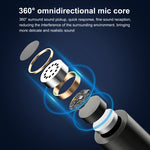 Microfono lavalier wireless con doppio microfono per iPhone e iPa