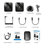 Microfono lavalier wireless PULUZ 1 TX + 1 RX 2.4G