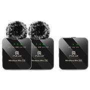Microfono lavalier wireless PULUZ 2 TX + 1 RX