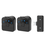 Microfono wireless lavalier PULUZ con custodia di ricarica