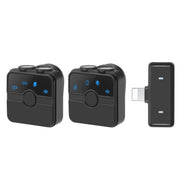 Microfono wireless lavalier PULUZ con custodia di ricarica