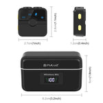 Microfono wireless lavalier PULUZ con custodia di ricarica