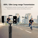 Microfono wireless lavalier PULUZ con custodia di ricarica