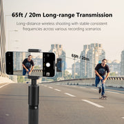 Microfono wireless lavalier PULUZ con custodia di ricarica