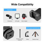 Supporto smartphone PULUZ con scarpa fredda in alluminio