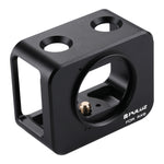 PULUZ per Sony RX0 Gabbia protettiva in lega di alluminio + lente con filtro UV da 37 mm + parasole con viti e cacciaviti, Cage Black, Cage Gold, Cage Blue, Cage Red, Cage Silver, Cage Black(US)