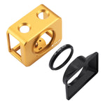 PULUZ per Sony RX0 Gabbia protettiva in lega di alluminio + lente con filtro UV da 37 mm + parasole con viti e cacciaviti, Cage Black, Cage Gold, Cage Blue, Cage Red, Cage Silver, Cage Black(US)