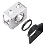 PULUZ per Sony RX0 Gabbia protettiva in lega di alluminio + lente con filtro UV da 37 mm + parasole con viti e cacciaviti, Cage Black, Cage Gold, Cage Blue, Cage Red, Cage Silver, Cage Black(US)