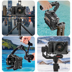 Per Sony ILCE-A7CM2 / Alpha 7C II / Alpha 7CR PULUZ Metal Camera Cage Stabilizer Rig, For Sony ILCE-A7CM2 / Alpha 7CR