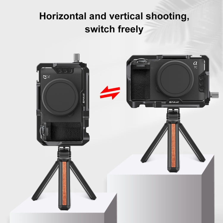 Per Sony ILCE-A7CM2 / Alpha 7C II / Alpha 7CR PULUZ Metal Camera Cage Stabilizer Rig, For Sony ILCE-A7CM2 / Alpha 7CR