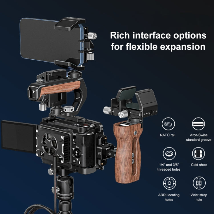 Per Sony ZV-E10 II PULUZ Gabbia stabilizzatrice per fotocamera in metallo, For Sony ZV-E10 II / ZV-E10M2
