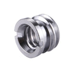 Vite adattatore con filettatura femmina da 1/4" PULUZ a vite adattatore con filettatura maschio da 3/8"., 1/4 Female to 3/8 Male