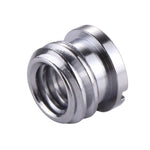 Vite adattatore con filettatura femmina da 1/4" PULUZ a vite adattatore con filettatura maschio da 3/8"., 1/4 Female to 3/8 Male