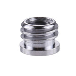 Vite adattatore con filettatura femmina da 1/4" PULUZ a vite adattatore con filettatura maschio da 3/8"., 1/4 Female to 3/8 Male