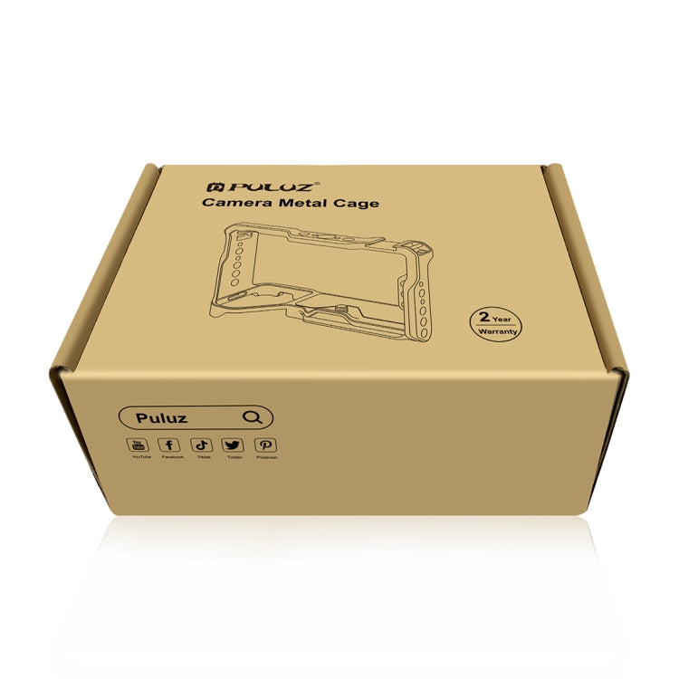 Per Sony A6500 / A6400 / A6300 / A6000 PULUZ Gabbia per fotocamera in metallo Supporto di espansione Stabilizzatore Rig, For Sony A6500 / A6400 / A6300 / A6000