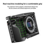 Per Sony A6500 / A6400 / A6300 / A6000 PULUZ Gabbia per fotocamera in metallo Supporto di espansione Stabilizzatore Rig, For Sony A6500 / A6400 / A6300 / A6000