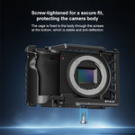 Per Sony A6500 / A6400 / A6300 / A6000 PULUZ Gabbia per fotocamera in metallo Supporto di espansione Stabilizzatore Rig, For Sony A6500 / A6400 / A6300 / A6000