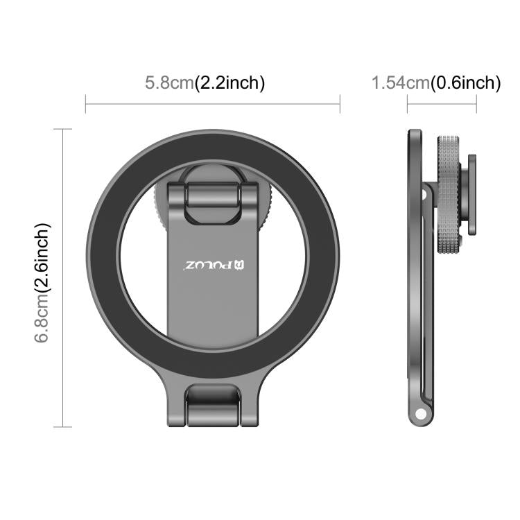 Supporto per telefono pieghevole con attacco magnetico MagSafe per fotocamera, Cold Shoe Mount