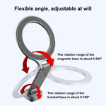 Supporto per telefono pieghevole con attacco magnetico MagSafe per fotocamera, Cold Shoe Mount