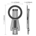 Supporto da scrivania pieghevole con magnete MagSafe e maniglia per telefono., Desk Phone Mount