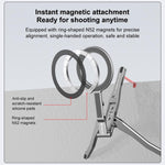Supporto da scrivania pieghevole con magnete MagSafe e maniglia per telefono., Desk Phone Mount