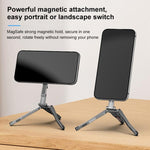 Supporto da scrivania pieghevole con magnete MagSafe e maniglia per telefono., Desk Phone Mount