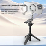 Supporto da scrivania pieghevole con magnete MagSafe e maniglia per telefono., Desk Phone Mount