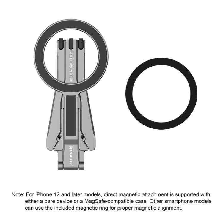 Supporto da scrivania pieghevole con magnete MagSafe e maniglia per telefono., Desk Phone Mount