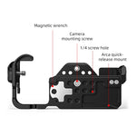 Stabilizzatore a gabbia in metallo PULUZ per Sony Cinema Line FX2 / ILME-FX2B, For Sony Cinema Line FX2 Cage