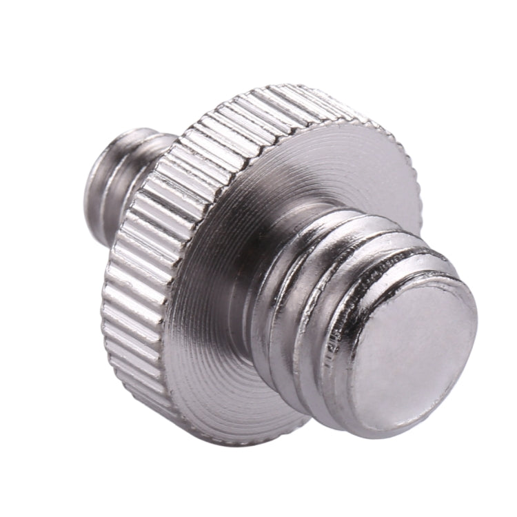 Vite adattatore con filettatura maschio da 1/4" PULUZ a vite adattatore con filettatura maschio da 3/8"., 1/4 Male to 3/8 Male