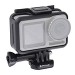 PULUZ Gabbia protettiva in ABS con bordo standard per DJI Osmo Action, con fibbia di montaggio di base e vite, ABS