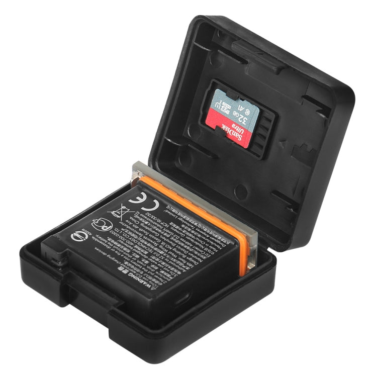 PULUZ Scatola portabatterie in plastica dura per DJI Osmo Action/Osmo Action 3/GoPro HERO12 Nero/11 Nero/10 Nero/9 Nero AHDBT-901 Batteria, AHDBT-901