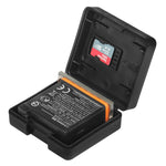 PULUZ Scatola portabatterie in plastica dura per DJI Osmo Action/Osmo Action 3/GoPro HERO12 Nero/11 Nero/10 Nero/9 Nero AHDBT-901 Batteria, AHDBT-901
