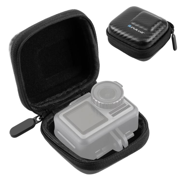 PULUZ Mini borsa portaoggetti portatile in fibra di carbonio per DJI OSMO Action, GoPro, Mijia, Xiaoyi e altre fotocamere di dimensioni simili, PULUZ For DJI OSMO Action