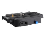 Adattatore con morsetto a sgancio rapido PULUZ + piastra a sgancio rapido per fotocamere DSLR e SLR, QR Plate Black, QR Plate Gold