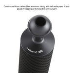 PULUZ 14,56 pollici 37 cm Lunghezza 40 mm Diametro Braccio galleggiante in fibra di carbonio a doppia sfera, Diametro sfera: 25 mm, Galleggiabilità: 300 g, 14 inch 300g Buoyancy