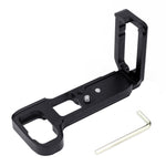 PULUZ Supporto base per staffa per piastra a sgancio rapido verticale da 1/4 pollici per Sony A9 (ILCE-9) / A7 III/ A7R III, For Sony A9 (Black), For Sony A9 (Blue), For Sony A9 (Red)