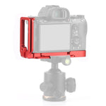 PULUZ Supporto base per staffa per piastra a sgancio rapido verticale da 1/4 pollici per Sony A9 (ILCE-9) / A7 III/ A7R III, For Sony A9 (Black), For Sony A9 (Blue), For Sony A9 (Red)