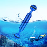 Braccio galleggiante in fibra di carbonio a doppia sfera PULUZ da 5 pollici, lunghezza 13 cm, diametro 20,8 mm, diametro sfera: 25 mm, 5 inch Black, 5 inch Blue, 5 inch Red