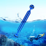 Braccio galleggiante in fibra di carbonio a doppia sfera PULUZ da 7 pollici, 18 cm, diametro 20,8 mm, diametro sfera: 25 mm, 7 inch Black, 7 inch Blue, 7 inch Red