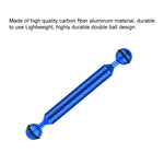 Braccio galleggiante in fibra di carbonio a doppia sfera PULUZ da 7 pollici, 18 cm, diametro 20,8 mm, diametro sfera: 25 mm, 7 inch Black, 7 inch Blue, 7 inch Red