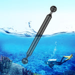 Braccio flottante in fibra di carbonio a doppia sfera PULUZ da 9 pollici, 23 cm, lunghezza 20,8 mm, diametro sfera: 25 mm, 9 inch Black, 9 inch Blue, 9 inch Red